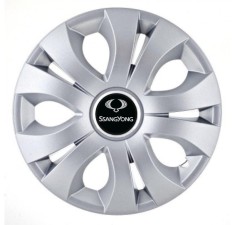 Set 4 Capace Roti Autohelix MSA&reg; potrivite jantelor de 16 inch, Compatibil Cu SsangYong, model Top Gray