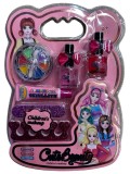 Set Machiaj Copii Cute Beauty, Farduri, Oja, Accesorii, Multicolor, Peste 3 Ani