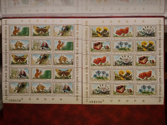 1983-Lp1084a-Flora si fauna-2 bloc. -MNH