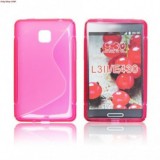 Husa Silicon S-Line Roz LG L3 II E435 - Protectie Premium, Flexibila