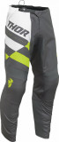 Pantaloni atv/cross Thor Sector Checker, culoare gri/verde, marime 28 Cod Produs: MX_NEW 290111005PE