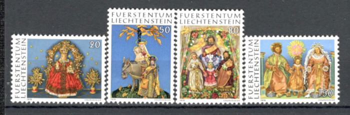 Liechtenstein.1976 Nasterea Domnului-lucrari monahale din ceara SL.99