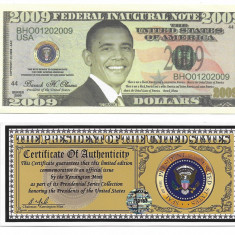 SUA - 100 US Dollar OBAMA Fantasy Banknote