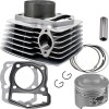 Kit Cilindru ATV Honda 200cc 63.5mm CB200 LC200 4T Racire Aer + Piston, Bolt, Segmenti, Garnituri