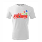 Tricou Personalizat Masina Autism , In Calatoria Acceptarii