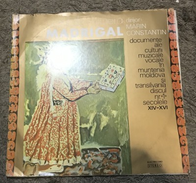 Vinil 3 Vinyl Electrecord Corul Madrigal foto