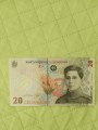Bancnota 20 Lei Romania, Stare Noua, Colectie Numismatica, Litera