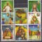 DB1 Paraguay Pictura Craciun Papa Ioan Paul II serie completa + vigneta MNH