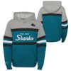 Hanorac Copii San Jose Sharks Head Coach, M (9-11 ani), Outerstuff, Haine Hochei NHL