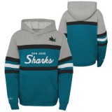 San Jose Sharks hanorac cu glugă pentru copii Head Coach - Dětsk&eacute; S (6 - 8 let)