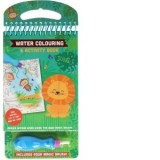 Jungle. Water Colouring and Activity Book (includes Aqua Magic Brush), 14x25 cm