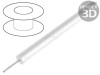 Cablu HookUp Wire Cu Silicon Alb 30,5m