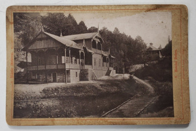 SLANIC MOLDOVA , HOTELUL DOBRU , FOTOGRAFIE , CCA. 1900 foto