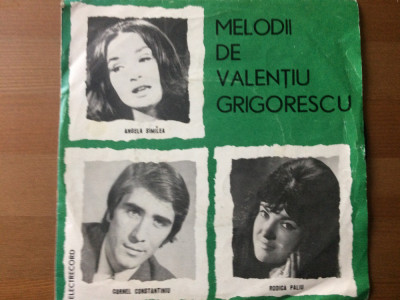melodii de valentiu grigorescu similea constantiniu paliu single disc muzica pop foto