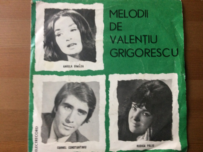melodii de valentiu grigorescu similea constantiniu paliu single disc muzica pop