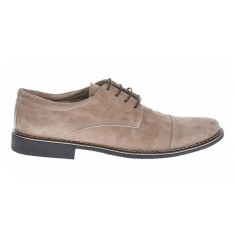 Oferta marimea 43 - Pantofi barbati casual - eleganti din piele naturala intoarsa, bej - LPAVELBEJ2