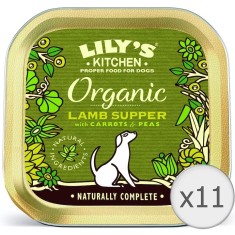 Hrana umeda pentru caini Lily s Kitchen Organic Lamb Supper, 11 x 150g