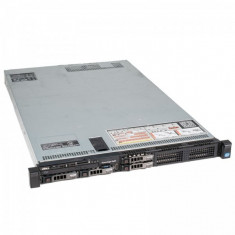 Server DELL PowerEdge R620, Rackabil 1U, 2 Procesoare Intel Octa Core Xeon E5-2660 2.2 GHz, 128 GB DDR3 ECC Reg, 2 x 256 GB SSD NOU, DVD-ROM, Raid C foto