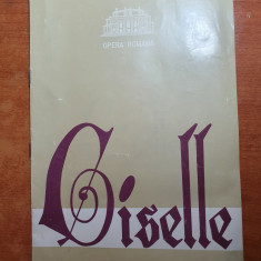 program opera romana 1978 - giselle de adolphe adam