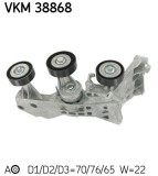 SKF VKM 38868 rola intinzator curea transmisie