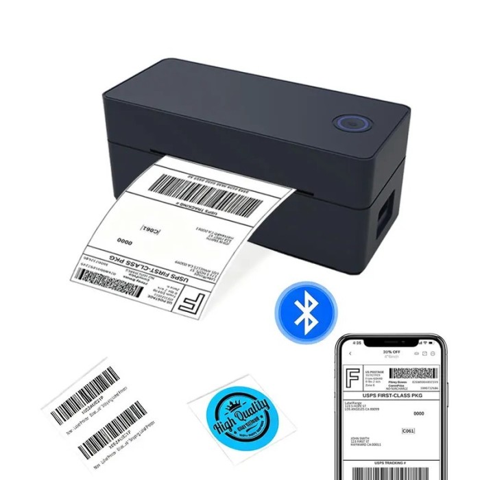 Imprimantă termică MetaPrint P300, 203 DPI, AWB 4x6 inch (100x150mm), Bluetooth, Android / iPhone / Mac / Windows