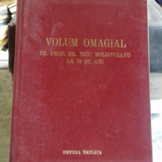 VOLUM OMAGIAL PR. PROF. DR. NICU MOLDOVEANU LA 70 DE ANI