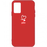 Husa TPU OEM Frosted Love Heart pentru Samsung Galaxy S20 Ultra G988 / Samsung Galaxy S20 Ultra 5G G988, Rosie