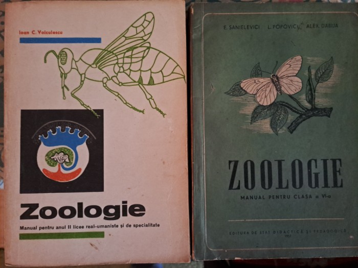 2 manuale Zoololgie, vechi