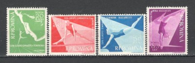 Romania.1957 C.E. de gimnastica femei YR.212 foto