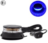 24 LED 24W Lumina de avertizare Stroboscopica Girofar Lampa Magnetica Albastru 115mm 12V 24V E9