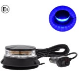 24 LED 24W Lumina de avertizare Stroboscopica Girofar Lampa Magnetica Albastru 115mm 12V 24V E9