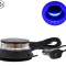 24 LED 24W Lumina de avertizare Stroboscopica Girofar Lampa Magnetica Albastru 115mm 12V 24V E9