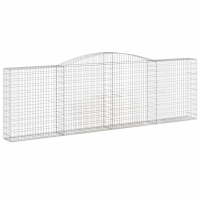 Cos gabion arcuit 400x30x120/140 cm fier galvanizat foto