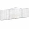 Cos gabion arcuit 400x30x120/140 cm fier galvanizat