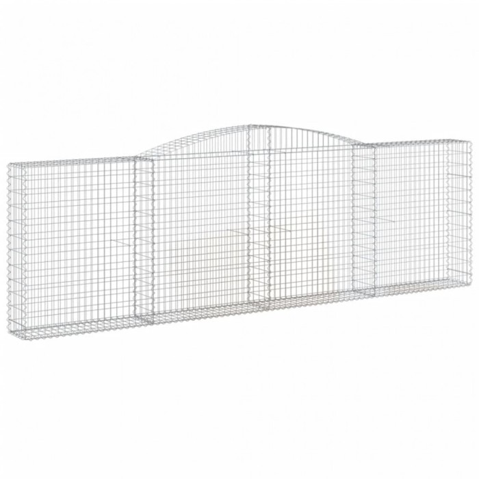 Cos gabion arcuit 400x30x120/140 cm fier galvanizat