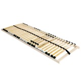 Bază cu lamele Maro 80 x 190 cm Lemn de fag masiv