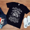 Tricou personalizat aniversare &quot;Vintage&quot; (Marime: M, Marime imprimeu: A3 + 10