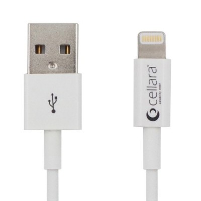 CABLU DE DATE CELLARA LIGHTNING CONNECTOR - ALB foto