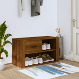 vidaXL Pantofar, stejar maro, 80x35x45 cm, lemn compozit