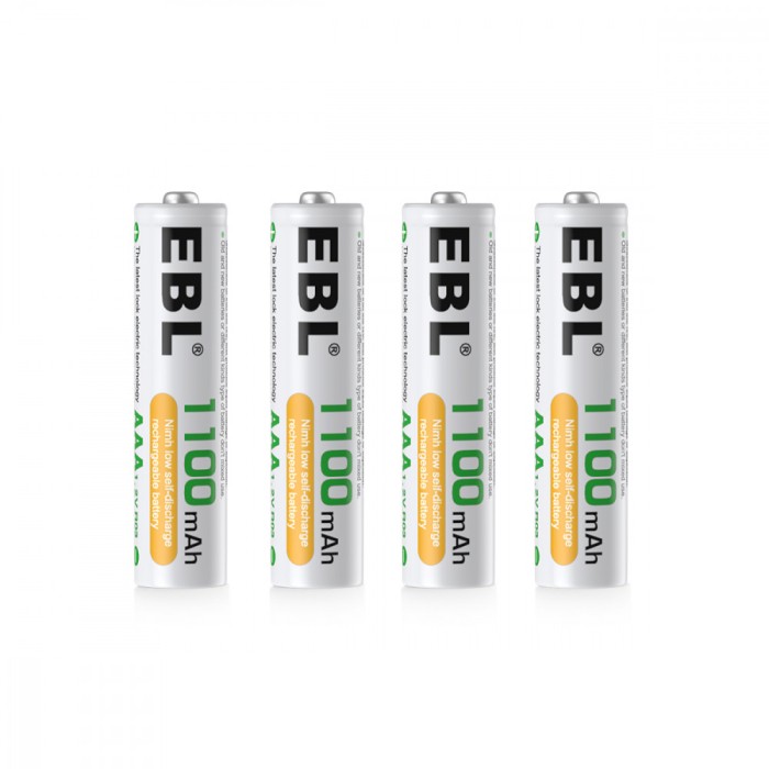 Acumulatori AAA, 1100 mAh, Ni-Mh,1.2V / 4 buc / set