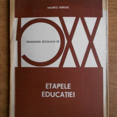 Maurice Debesse - Etapele educației