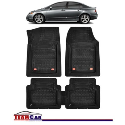 Covorașe Auto TeamCar&amp;reg; Tip Tăviță Compatibile Honda Civic 8 (2005&amp;ndash;2011) - Sedan foto
