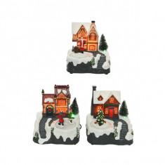 Decoratiune - LED Xmas Houses- Christmas Villages - mai multe modele | Kaemingk