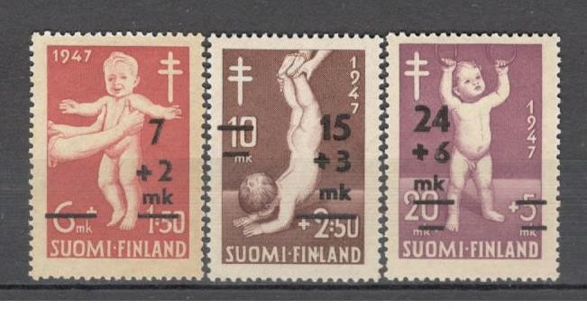 Finlanda.1948 Campanie impotriva tuberculozei-supr. DF.4