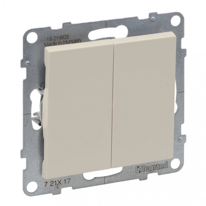 Intrerupator dublu revenire Legrand Suno ivoar 721217