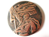 Cumpara ieftin Rara! Republica Moldova medalie mare:Eliberarea capitalei RSSM Chisinau de catre trupele Armatei Rosii 40 ani 1984,diametrul:70 mm,greutate:194 grame