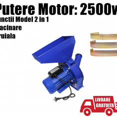 Moara Macinat Uruitor Ciocanele Cereale 2.5kw 2 in 1 + 3 Site