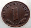 2.481 GERMANIA 1 REICHSPFENNIG 1937 D, Europa, Bronz