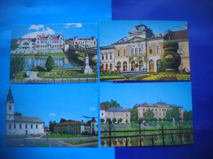 HOPCT LOT 2377 LUGOJ .-JUD TIMIS -4 CARTI POSTALE-NECIRCULATE