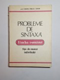 Probleme de sintaxă &ndash; Aut. Maria Emilia Goian, Ed. Recif, 1992